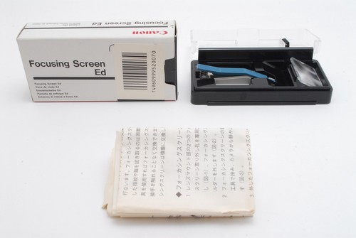 Unused canon focusing screen - canon,