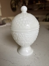 Vintage Avon White Milk Glass