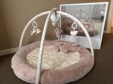 Mamas And Papas Plush Soft Playmat And Gym Welcome To The World With Bunny