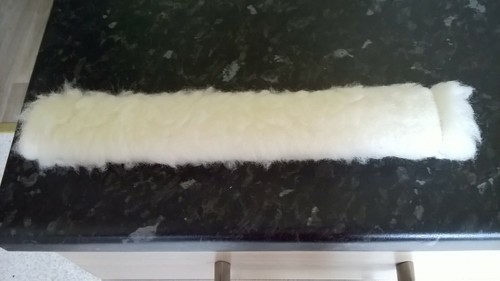 100 lambs wool cheek pieces - 100%, pieces/