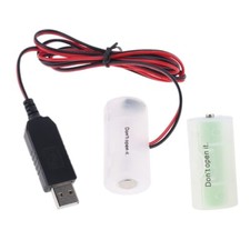 LR14 C Battery Eliminator USB