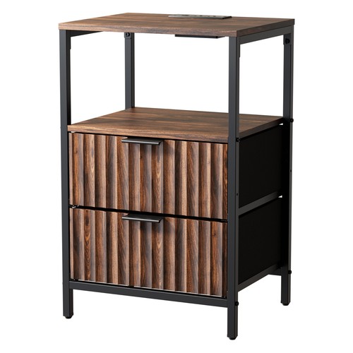 Grille bedside table - table, with