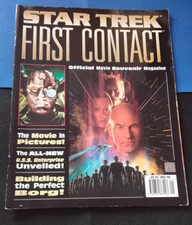 STAR TREK FIRST CONTACT OFFICIAL MOVIE SOUVENIR MAGAZINE DEC 1996