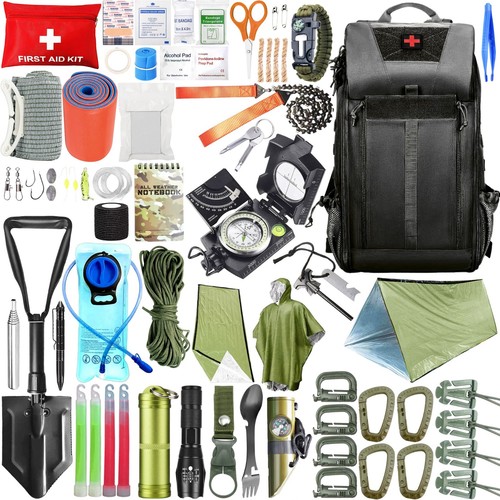 Survival backpack kit - survival,