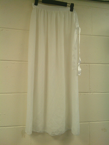White full length - white, chiffon