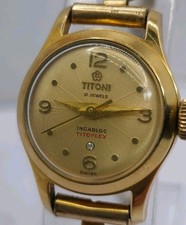 Vintage TITONI Titoflex Rolled