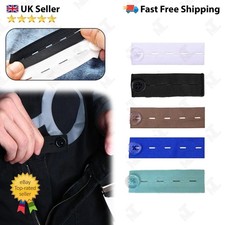 Waistband Extender Elastic Button Trouser Pants Maternity Skirt Trouser Expander