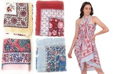 large Floral hand block