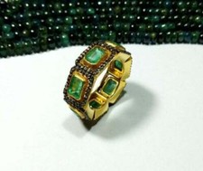 Natural Pave Diamond Emerald