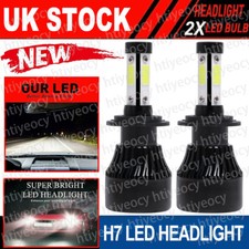 4 Side H7 LED Headlight Bulbs
