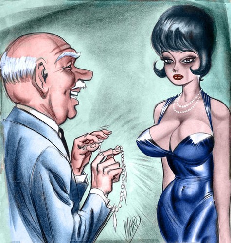Bill ward vintage illustration - bill,