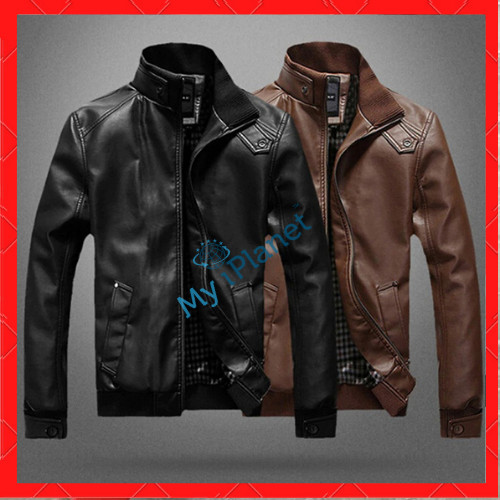 Abrigo cuero para hombre - abrigo,