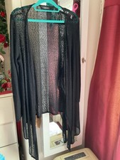 Bonmarche Ladies Long Popcorn Knit Cardigan, Size M