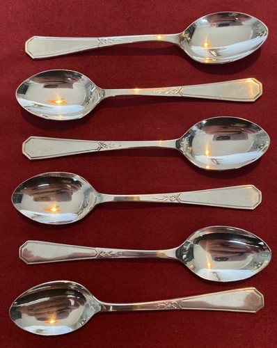 Set vintage silver - 6, plated