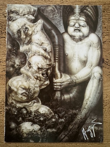 Giger genuine signed - h.r.,