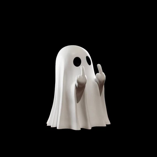 Funny cute ghost figurine - ghost,