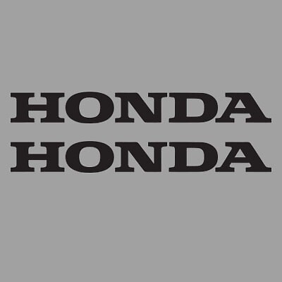 Honda pair stickers black - stickers,