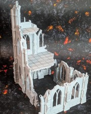 Wargaming Terrain Modular Sci Fi Gothic Ruined Building - Warhammer 40k/Tabletop