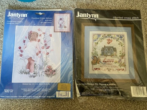 Janlynn cross stitch kits girl - janlynn,