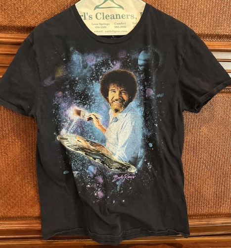 Bob ross painting the galaxy - ross,