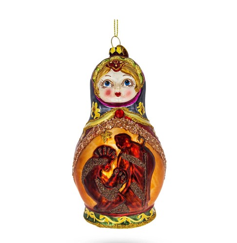 Matryoshka doll with nativity - doll,
