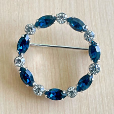 Vintage 1940’s KREMENTZ Rhinestone Brooch