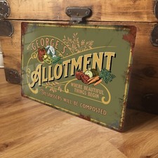 Personalised Allotment Sign