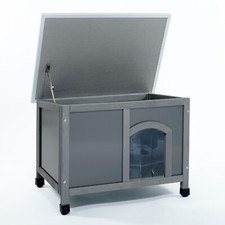 Dog kennel plastic and - and, wood