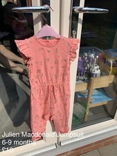 MOTHERCARE BABY GIRLS JUMPSUIT SMILE BY JULIEN MAC DONALD 6-9 Months