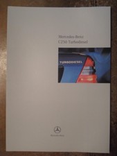MERCEDES BENZ C250 TURBODIESEL orig 1996 UK Mkt Sales Brochure - C Class