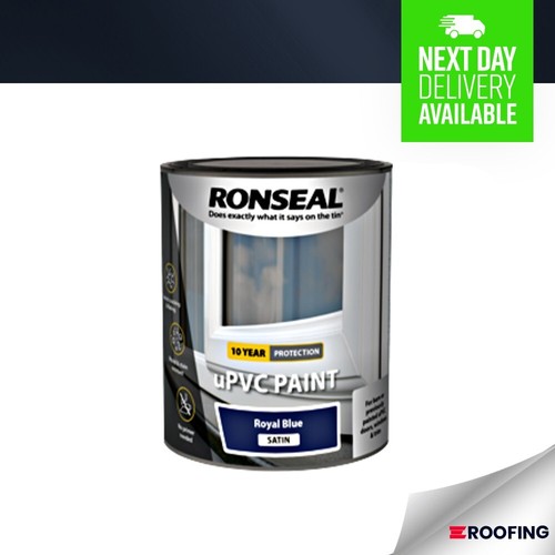 Ronseal upvc paint royal - upvc, blue