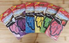Pack of 6 hanging car air freshener for cars or boats - Mixed scents and colours