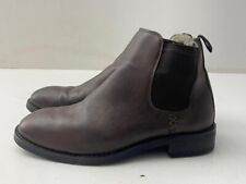 Will's vegan Shoes Women's Brown Chelsea Ankle Boots Shoes UK 4 EUR 37  -A100