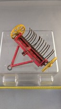 Dinky Toys Die-cast Toy Model - Hay Rake Farm Equipment - Red Yellow - 324 27K