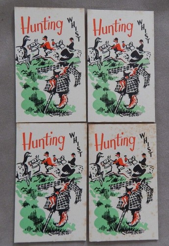 Vintage hunting whist score - whist,