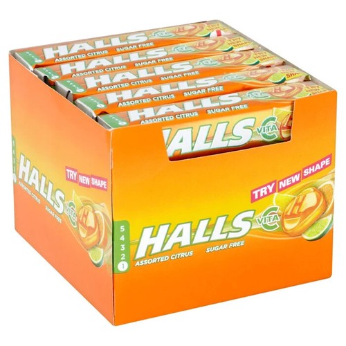 Halls sugar free assorted - free,