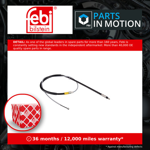 Handbrake cable fits bmw - cable,