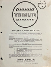 Original 1973 Ludwig Vistalite