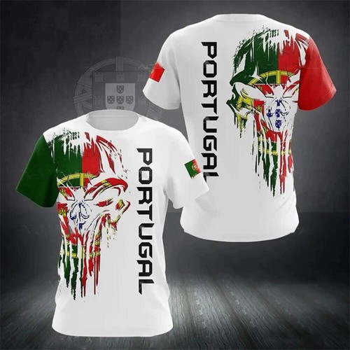 Portugal flag print shirt - portugal,
