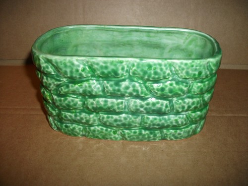 Vintage sylvac green bricks - vintage,