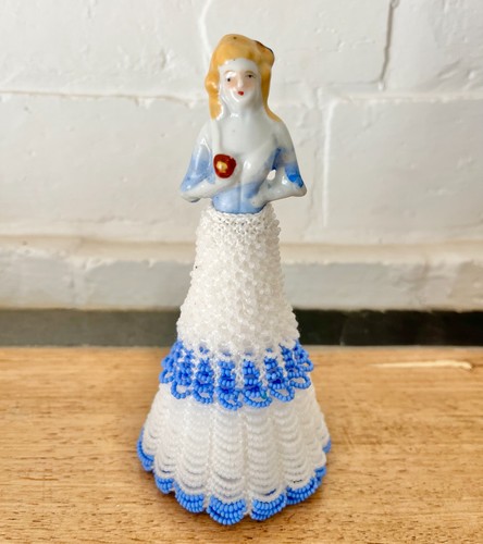 Vintage porcelain half - half, doll