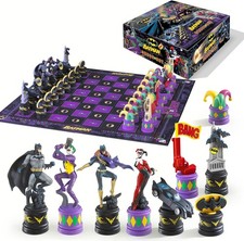 Batman vs Joker Chess Set – Vibrant 3D Pieces & Collector Battle Board Gift