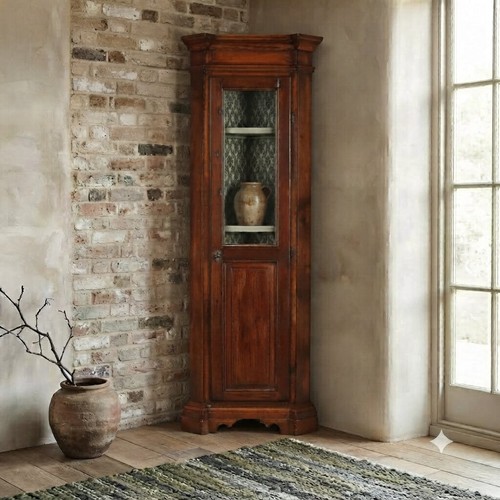 Antique corner cabinet walnut - corner,