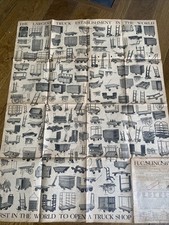 SLINGSBY H.C.-LIST No. 535-Fold Out Poster-Double Sided- Hole Punched-Antique