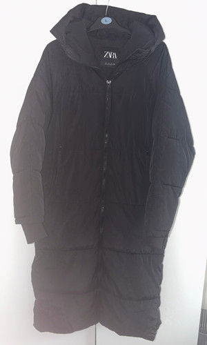 Zara waterproof black hooded - zara,