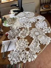 Selection Of Hand Made Lace Doilies