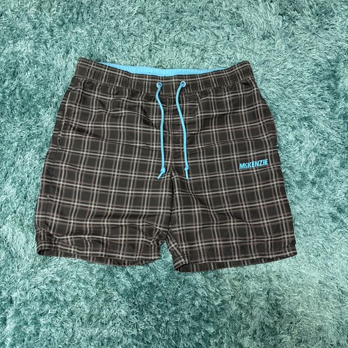 Mckenzie mens grey blue check - mckenzie,