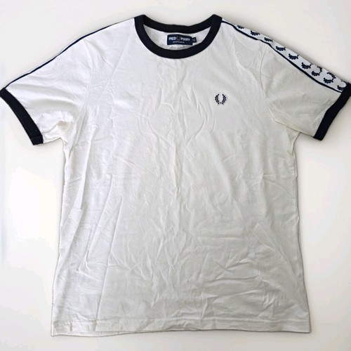 Fred perry white navy - fred, white/navy