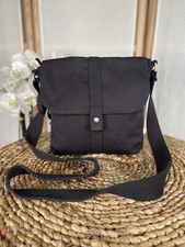 Seasalt Coombe cross body bag black canvas shoulder bag