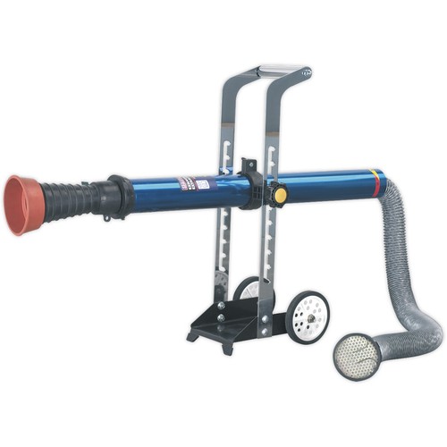 Exhaust fume extractor with - extractor,